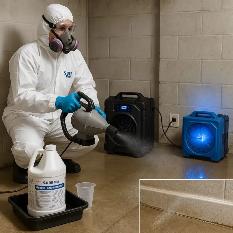 Sanitization and Odor Removal process in Clinton, WI